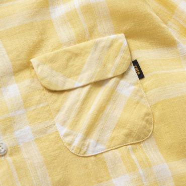 YELLOW CHECK SHIRT *イエロー*