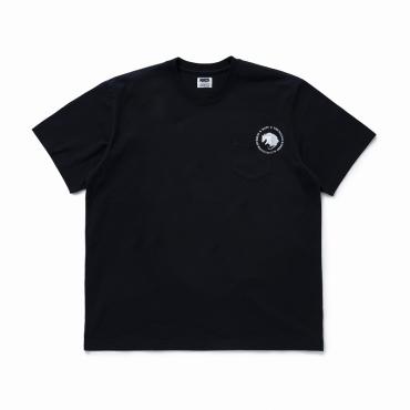 CIRCLE POCKET TEE *ブラック*