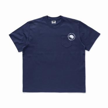 CIRCLE POCKET TEE *ネイビー*