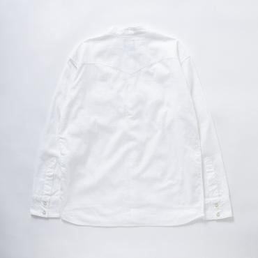 STAND COLLAR WESTERN SHIRT *ホワイト*