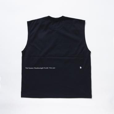 CUT OFF TEE *ブラック*