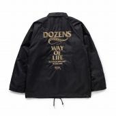 BOA COACH JKT "RATS WAY OF LIFE" BLACK/ASH GOLD*