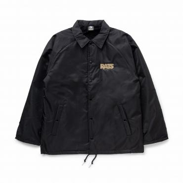 BOA COACH JKT "RATS WAY OF LIFE" BLACK/ASH GOLD*