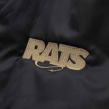 BOA COACH JKT "RATS WAY OF LIFE" BLACK/ASH GOLD*