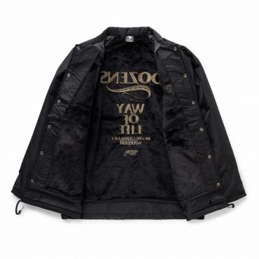 BOA COACH JKT "RATS WAY OF LIFE" BLACK/ASH GOLD*