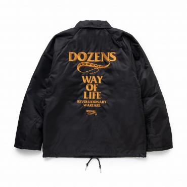 BOA COACH JKT "RATS WAY OF LIFE" BLACK/MARIGOLD*