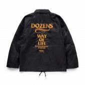 BOA COACH JKT "RATS WAY OF LIFE" BLACK/MARIGOLD*