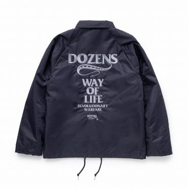 BOA COACH JKT "RATS WAY OF LIFE" NAVY/SILVER GRAY*