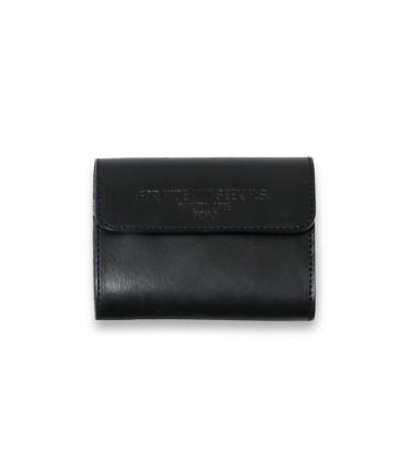 LEATHER FOLDED WALLET *ブラック*