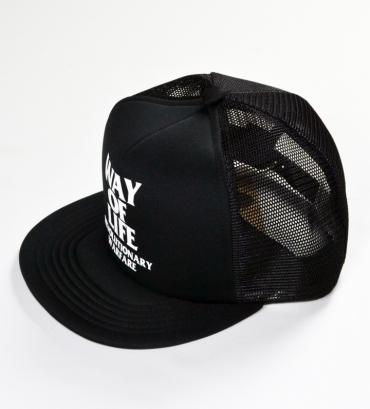 WAY OF LIFE MESH CAP *ブラック*