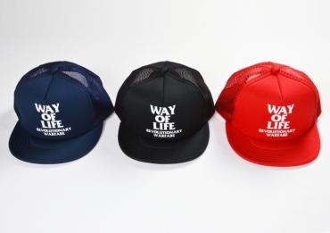 WAY OF LIFE MESH CAP *ブラック*