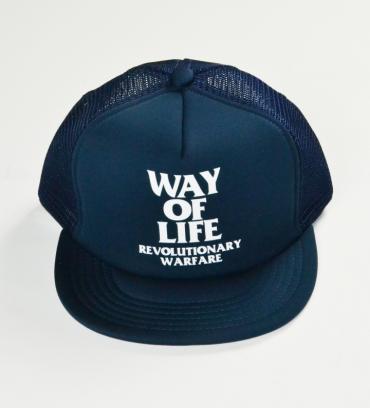 WAY OF LIFE MESH CAP *ネイビー*